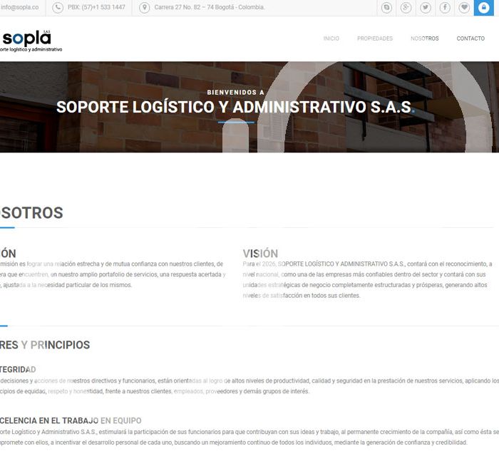 Pagina WEB SOPLA-2
