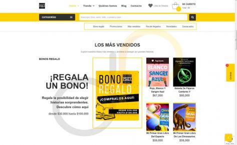 Diseño de Página Web Plaza y Janés Colombia