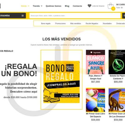 Diseño de Página Web Plaza y Janés Colombia