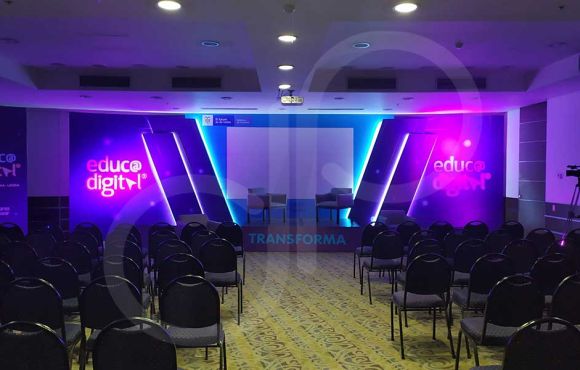 Escenografía, registro y branding evento